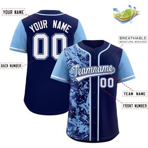 Camiseta de béisbol personalizada con estampado sublimado que absorbe la humedad, unisex, manga corta, nombre del equipo 00, ajuste regular - Product Image 2