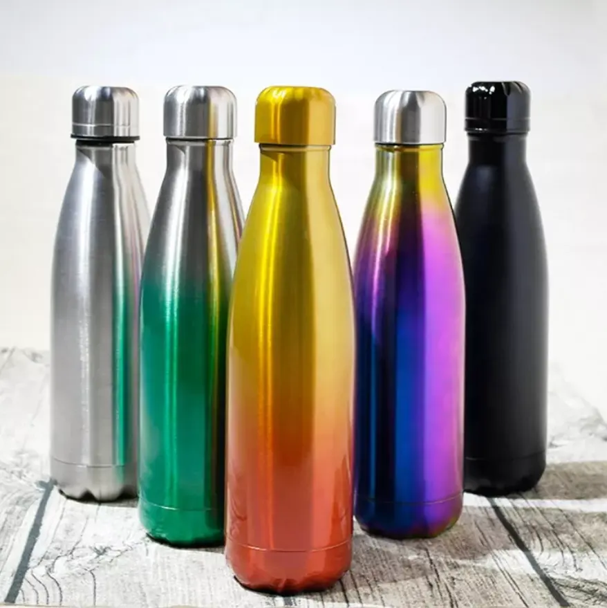 Wholesale 500ml Double Wall Stainless Steel Insulated Water Bottle Thermos Flask Vacuum Flask