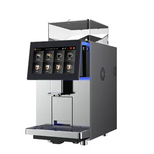 स्मार्ट टच स्क्रीन वाणिज्यिक काउंटरटॉप पेशेवर पूर्णतः स्वचालित कॉफी मशीन