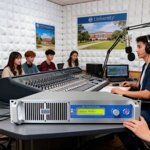Transmisor FM Estéreo de Alta Definición <span class=keywords><strong>HQ</strong></span>-600W, Restauración de Audio a Nivel de <span class=keywords><strong>CD</strong></span> para Escenarios de Transmisión de Audio de Alta Gama - Product Image 3