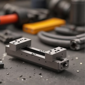 Modular <b>Vice</b> With Smooth Rhomboidal Jaws Self Centering Chuck For Precision Machining Applications - Product Image 3
