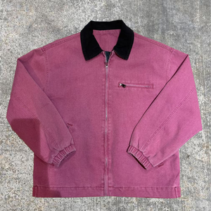 Giubbotto da lavoro in <span class=keywords><strong>Denim</strong></span> Vintage in <span class=keywords><strong>Denim</strong></span> lavato Vintage con bordo grezzo con bordo ricamato YUCHEN - Product Image 1