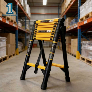 <span class=keywords><strong>Escalera</strong></span> Plegable <span class=keywords><strong>de</strong></span> Acero al Carbono con Diseño Industrial, Longitud <span class=keywords><strong>de</strong></span> 3.5m+3.5m <span class=keywords><strong>para</strong></span> Uso Doméstico y en Construcción - Product Image 6