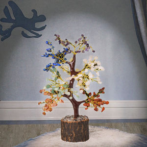 Caja de Regalo con Árbol Bonsái de Cristal de Siete Chakras Grabado de Alta Calidad con Piedras Preciosas Curativas para Feng Shui - Venta al por Mayor - Product Image 3