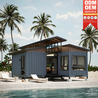 Casa Prefabricada Económica de 20 pies/40 pies, Casa Modular de Fácil Instalación, Casa Pequeña Expandible Tipo Contenedor