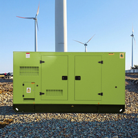 Groupe électrogène industriel silencieux à châssis ouvert de 250 kW à 280 kW, démarrage automatique, démarrage à distance, diesel, triphasé, certifié CE ISO