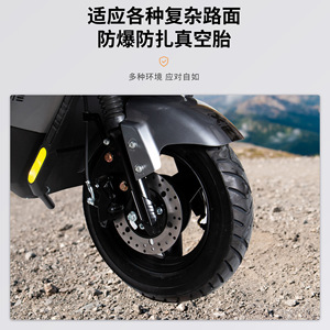 Motocicleta eléctrica Cangqiong de dos ruedas, de largo alcance y alta potencia, con batería de plomo-ácido para el desplazamiento diario. - Product Image 3