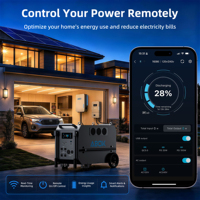 Estación de Energía Portátil ABOK 7200W 9792Wh LiFePO4, Generador Solar de Onda Sinusoidal Pura, MPPT para Auto, Hogar, Industria y Comercio