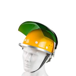 Casco de Seguridad con Marco de Aluminio Ligero y Protector Facial de Resorte, Pantalla Protectora Facial de PC, Anti-Impactos y Anti-Salpicaduras, Gorra de Soldadura - Product Image 1
