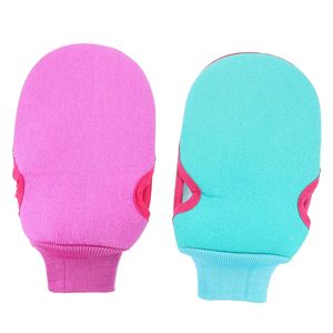 Guante Exfoliante de Baño Reutilizable de Color Sólido, Venta Directa de Fábrica, Guantes de Limpieza Corporal, Manopla Exfoliante para Ducha - Product Image 1