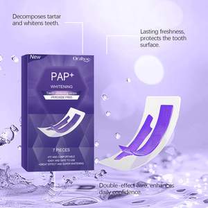 Bandes blanchissantes violettes personnalisées pour les dents – Patchs de soins bucco-dentaires quotidiens pour rafraîchir et nettoyer les dents - Product Image 4