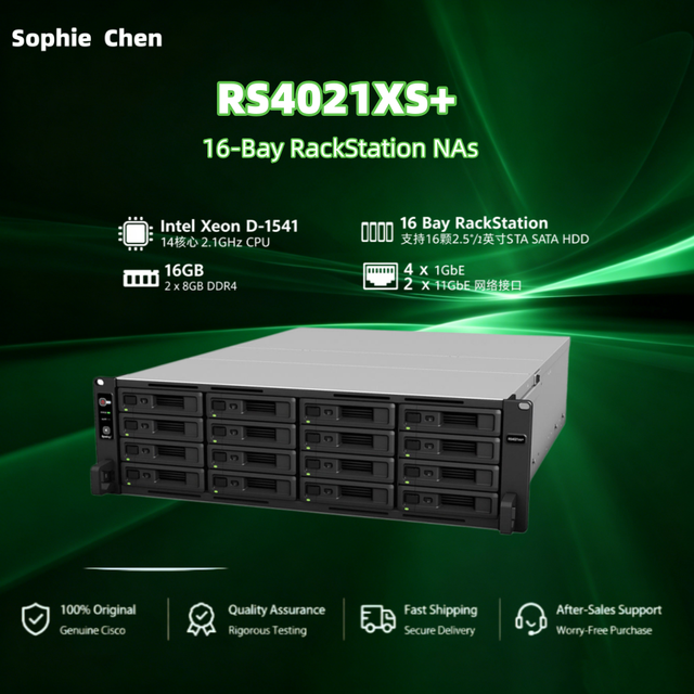 New Original and Low  Price SAN Storage RS4021xs Enterprise-Class NAS Server for Networking Storage NAS Storage