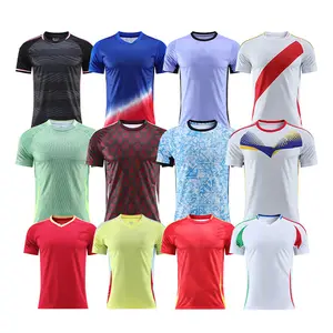Wholesale Custom Kids Football Uniform Original Sublimation Soccer Jersey Kit Name Printing Digital Top Messi Stock Available