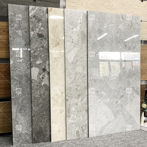 Hot Bán Cao Bóng Terrazzo Gạch Cho Sàn Sứ <span class=keywords><strong>Grey</strong></span> Tráng Men Terrazzo Sàn Nhà Gạch - Product Image 3