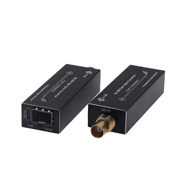 Mini HD SDI Fiber Converter Extender 20KM for HD Video Broadcast Television Production & Transmission