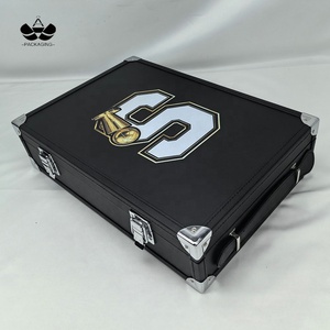 Custodia in similpelle personalizzata OEM per catena cubana hip-hop e ciondolo tennis, ideale per viaggi - Product Image 4