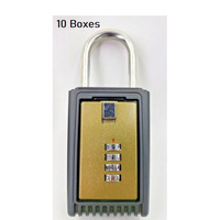 Lot de 10 boîtes à clé sécurisées (4 clés) pour agents immobiliers, conservation des biens, REO &amp; Plus durable