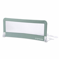 Lit de voyage pliable Brightbebe pour bébé avec barrière latérale en métal certifiée EN 120x50x42cm pour nourrissons et tout-petits
