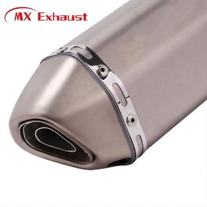 <span class=keywords><strong>Silencieux</strong></span> d'échappement universel en acier inoxydable pour <span class=keywords><strong>moto</strong></span>, pour remplacement/réparation - Product Image 2