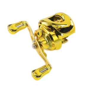 Moulinet de pêche KEKAXI en promotion, doré, 5+1BB, 7.2:1, 207g, moulinet baitcasting pour eau salée - Product Image 1