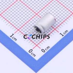 ตัวเก็บประจุแบบแข็ง EPPC1C101M0508BS ชนิด Through Hole (THT), ขนาด D5xL8 มม. 100uF 20% 16V 2.1A 100kHz - Product Image 2
