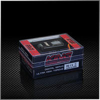 Servomoteur numérique étanche KINGMAX SW01BS 28KG de couple 25T en aluminium CNC avec engrenage en acier et moteur brushless pour bateau RC