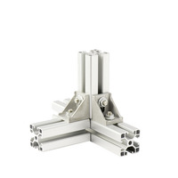 Profilé en alliage d'aluminium industriel, norme européenne 3030, tube carré standard, profilé de cadre en aluminium