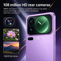 Ponsel M17 Pro Max 5G Model Terbaru 2026 Memori 16GB+1TB Layar HD 6.9 Inci 144Hz Kamera 108MP Baterai 7500mAh Android Mobile P