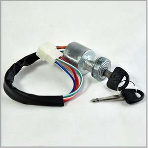 Interrupteur à clé 48v pour buggy de <span class=keywords><strong>golf</strong></span> 1979-1989, ensemble d'interrupteur d'allumage avec clés et serrure - Product Image 2