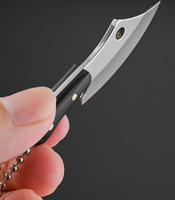 Couteau miniature à manche en bois noir, cadeaux promotionnels d'affaires, cadeau de pêche pour les pêcheurs