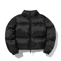 Blouson d'hiver matelassé réversible personnalisé pour homme, avec capuche, en tissu côtelé, chaud et rembourré, style doudoune