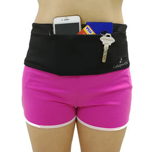 Échantillon gratuit à <span class=keywords><strong>prix</strong></span> réduit OEM Sac banane Sacs de taille Sacs de sport Fitness Élastique Spandex Sac de course Ceinture avec fermeture éclair pour téléphone - Product Image 3