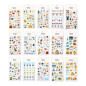 ชุดสติกเกอร์รายวัน1แผ่น/แพ็คสติกเกอร์คอลลาจสไตล์เกาหลีใส่ทุกวันสติกเกอร์วัสดุที่สร้างสรรค์ - Product Image 5