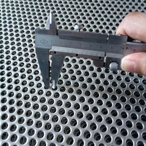 Gi Galvanisé Décoratif ultra Fine Perforé Plaque Métal Écran Feuille Panneau Maille Rectangulaire carré Rond Oblong Trou - Product Image 4