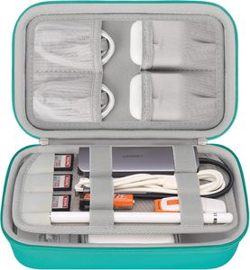 Organisateur de câbles rigides universel, petit étui pour accessoires électroniques, pour chargeurs, câbles, adaptateur MacBook, <span class=keywords><strong>Magic</strong></span> <span class=keywords><strong>Mouse</strong></span>, <span class=keywords><strong>Apple</strong></span> PencilUSB - Product Image 1