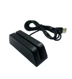 Lector de tarjetas de crédito magnético mini con cable, recolector de datos, banda magnética Pos - Product Image 1