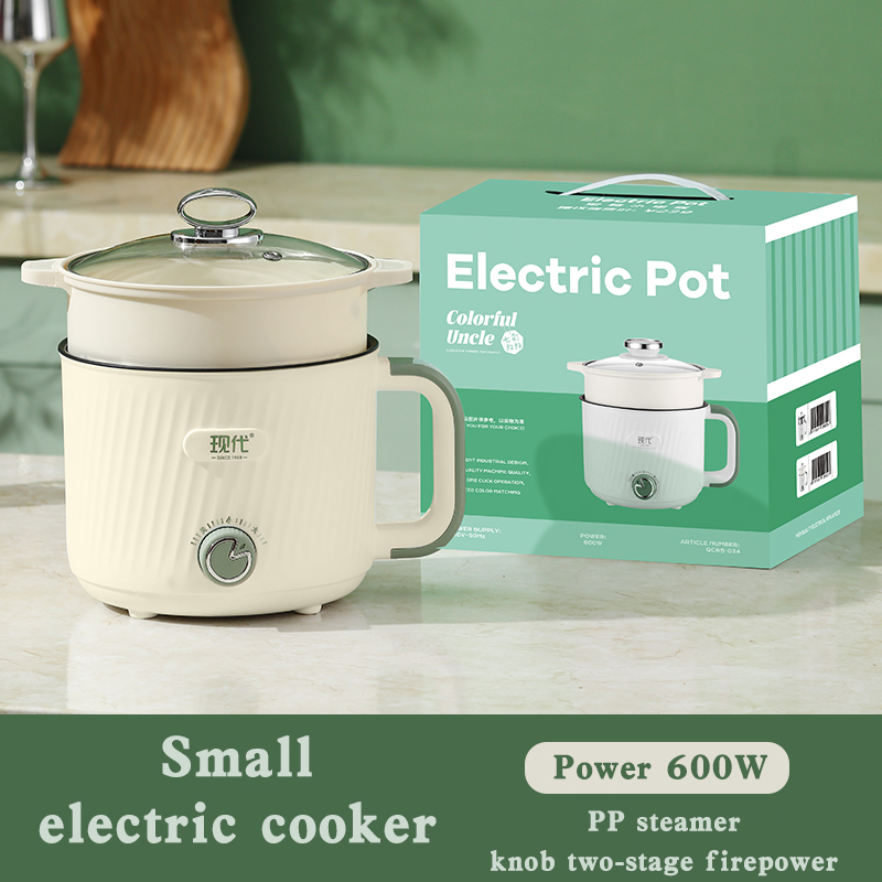 สีเบจ/หม้อเดี่ยว+พร้อมที่นึ่ง PP