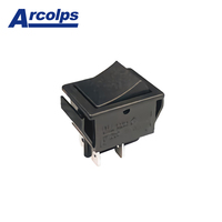 Arcolps sakelar Rocker plastik RL2-1, sakelar Multi Warna (hitam merah oranye hijau biru putih)