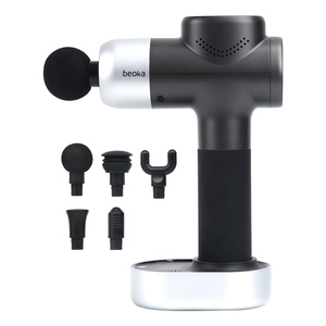 Pistola de Masaje Deportiva Multifuncional Beoka, Potente Masajeador Corporal de Relajación Muscular de Tejido Profundo con Cabezal de Calor y Frío - Product Image 2