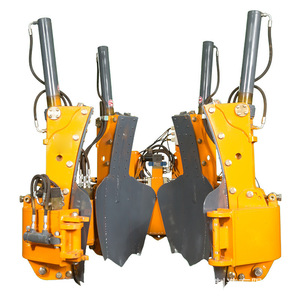 Accessoire de terrassement jaune à quatre lames pour excavatrice, usage minier, manipulation de terre de 1 m de diamètre - Product Image 3