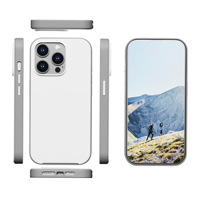 Coque de téléphone ultra-fine à finition mate pour iPhone 17 Pro Max/17/16/14, coque de protection antichoc bicolore