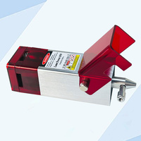 Tête de laser CNC 450 nm 80 W haute puissance avec assistance pneumatique, buse métallique, module laser de découpe et de gravure TTL / PWM