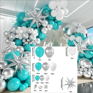 Kit de Decoración para Fiesta de Cumpleaños Pafu, Arco de Globos, Explosión de Estrellas, Globos Metálicos de Diferentes Tamaños, Kit de Guirnalda de Globos - Product Image 2