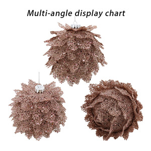 Arbre de Noël en mousse personnalisé de haute qualité ornements suspendus décoration festive en forme de fleur pour les fêtes bricolage ornement de noël - Product Image 6