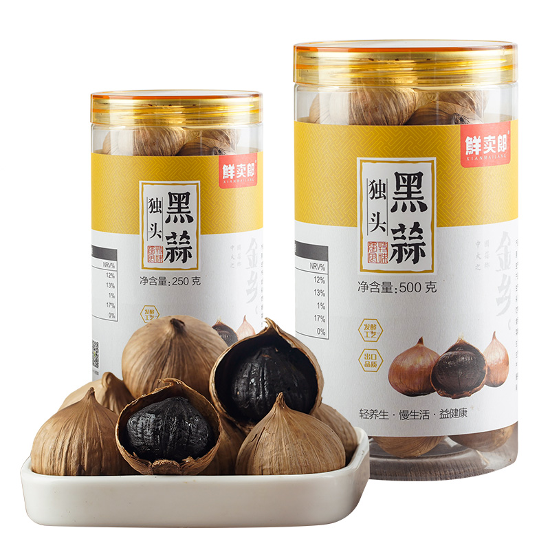 250 г натуральный органический ферментированный черный чеснок