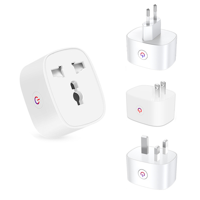 RSH 16A Universal Travel Adapter Tuya Smart Plug Zigbee WiFi Wireless Remote Control Plug with Socket Alexa Google