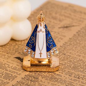 <b>Retro</b> Religious Theme Metal Crafts Home Office <b>Desk</b> Decorations Alloy Engraving Ornament - Product Image 3