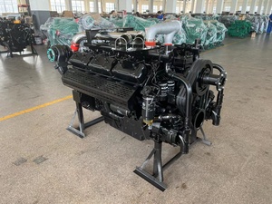 เครื่องยนต์กำลังไฟฟ้า 445KW 556KVA ราคาขายส่ง เครื่องยนต์ 12 สูบ ปรับความเร็วรอบได้ 50/60Hz สำหรับชุดเครื่องกำเนิดไฟฟ้า - Product Image 1