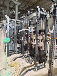 Power Rack Integrierte Funktionale Edelstahl-Maschine - Latzug, Low Row, Smith Cable Crossover mit Doppeltem Gewichtsstapel - Product Image 6