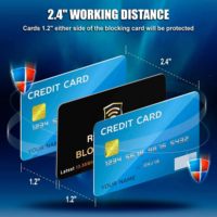 Carta di Protezione RFID, Una Sola Carta Protegge Tutto il Portafoglio, Protettore per Carte Bancarie Contactless NFC, Blocco Carte ID e ATM